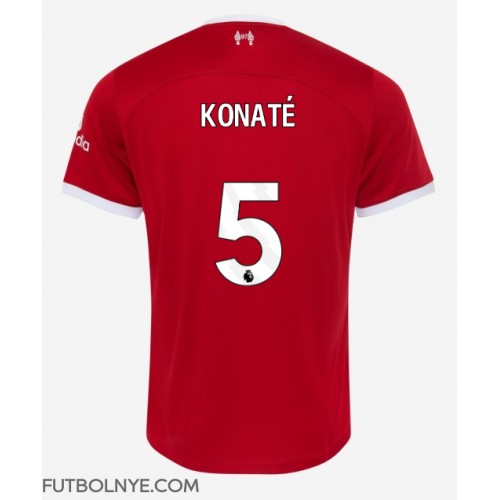 Camiseta Liverpool Ibrahima Konate #5 Primera Equipación 2023-24 manga corta